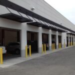 commercial awnings installed in orlando plaza